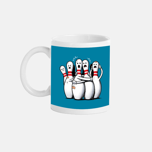 Panic At The Bowling Alley-None-Mug-Drinkware-GoshWow