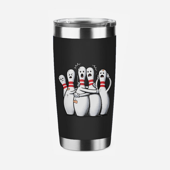 Panic At The Bowling Alley-None-Stainless Steel Tumbler-Drinkware-GoshWow