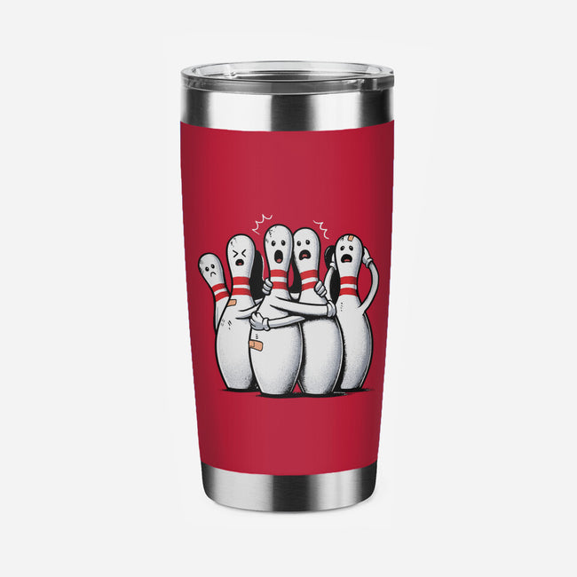 Panic At The Bowling Alley-None-Stainless Steel Tumbler-Drinkware-GoshWow
