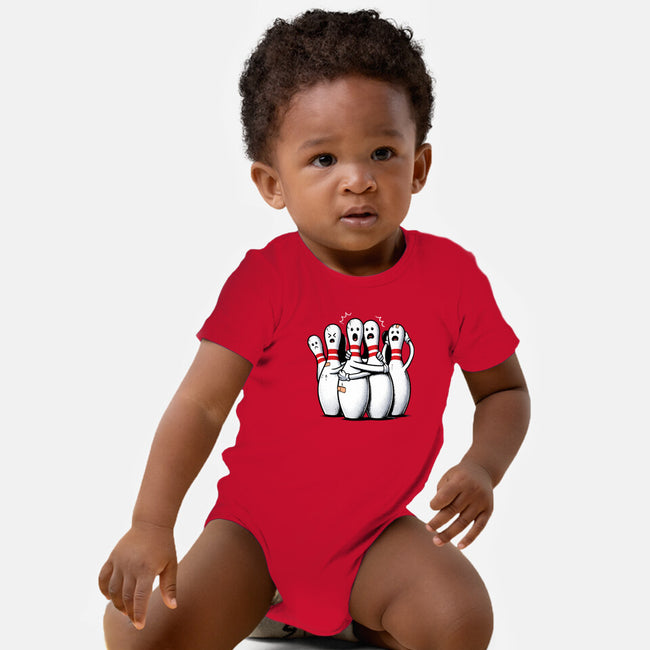 Panic At The Bowling Alley-Baby-Basic-Onesie-GoshWow