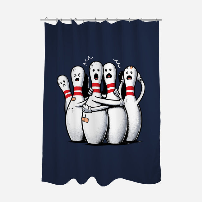 Panic At The Bowling Alley-None-Polyester-Shower Curtain-GoshWow