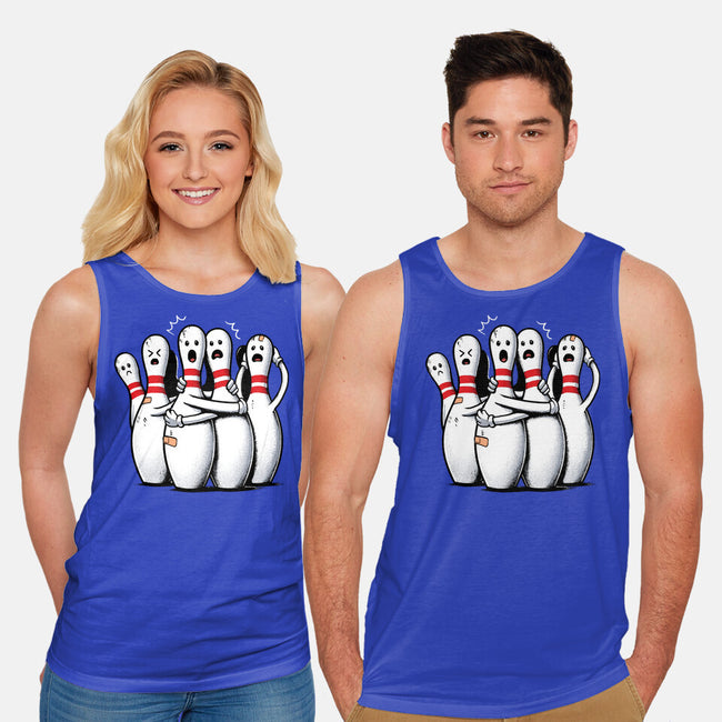 Panic At The Bowling Alley-Unisex-Basic-Tank-GoshWow