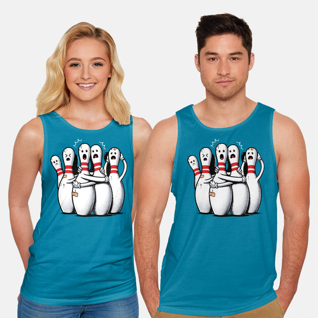 Panic At The Bowling Alley-Unisex-Basic-Tank-GoshWow