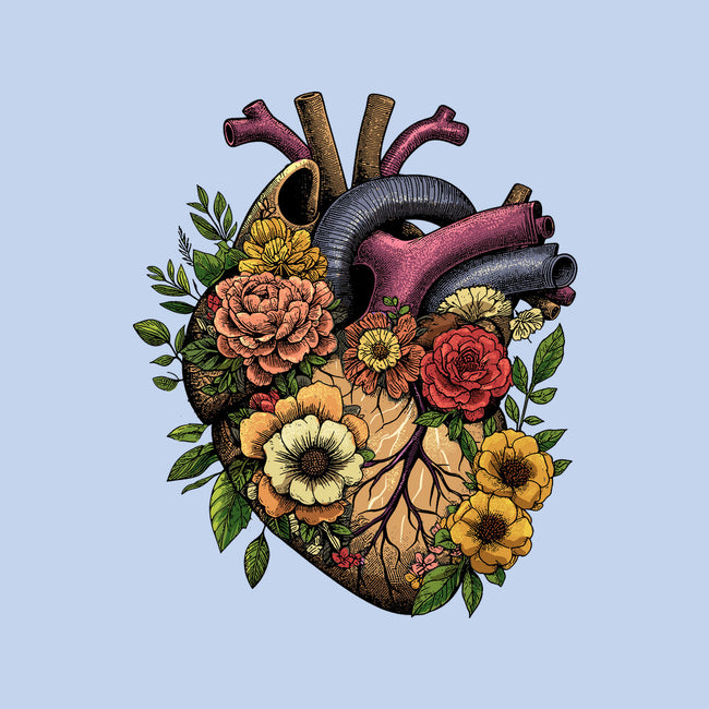 Bloomin Heart-None-Glossy-Sticker-GoshWow