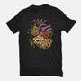 Bloomin Heart-Mens-Basic-Tee-GoshWow