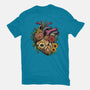 Bloomin Heart-Mens-Heavyweight-Tee-GoshWow