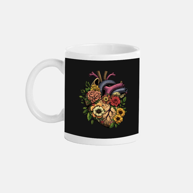 Bloomin Heart-None-Mug-Drinkware-GoshWow