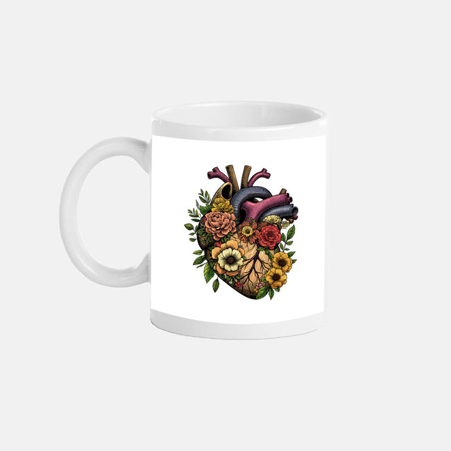 Bloomin Heart-None-Mug-Drinkware-GoshWow