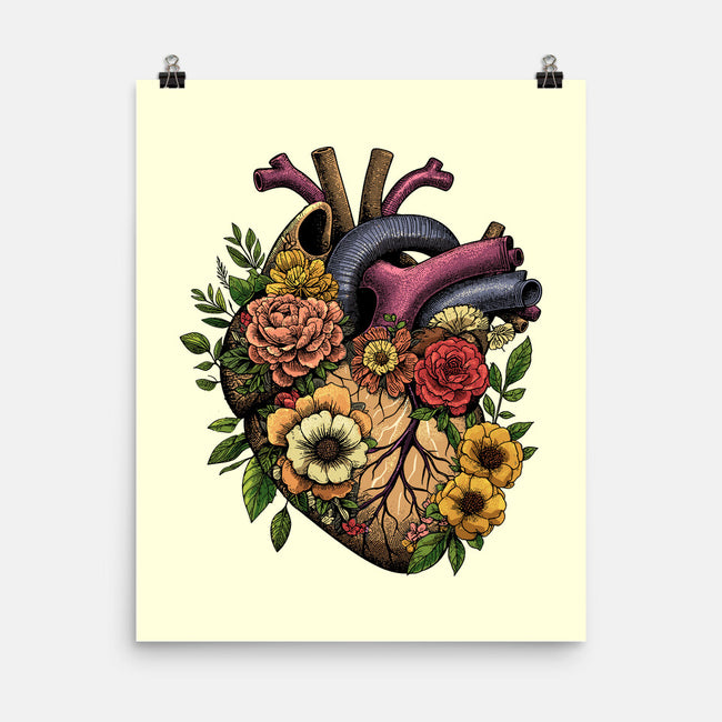 Bloomin Heart-None-Matte-Poster-GoshWow