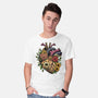 Bloomin Heart-Mens-Basic-Tee-GoshWow