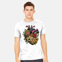 Bloomin Heart-Mens-Heavyweight-Tee-GoshWow