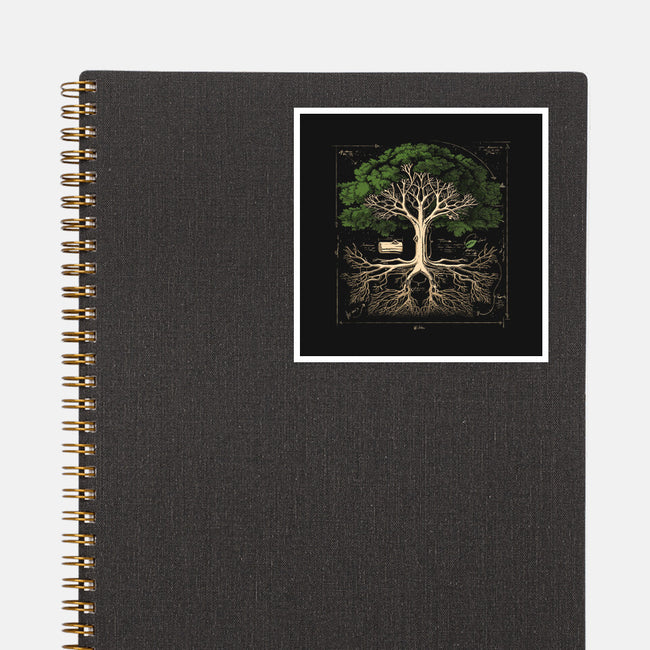 Tree Anatomy-None-Glossy-Sticker-GoshWow