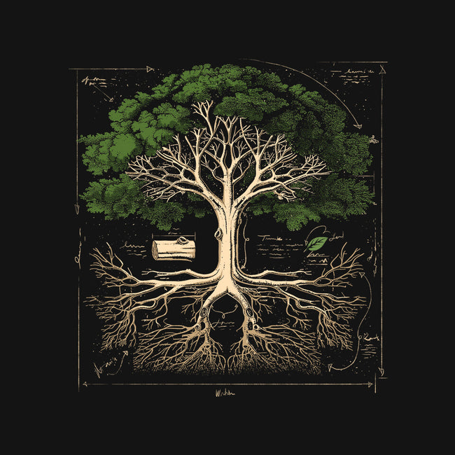 Tree Anatomy-Unisex-Baseball-Tee-GoshWow