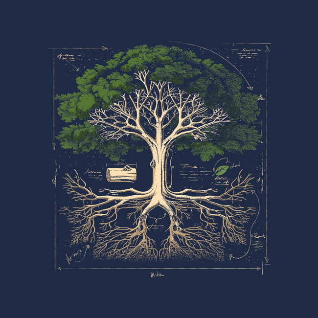 Tree Anatomy-Womens-Fitted-Tee-GoshWow