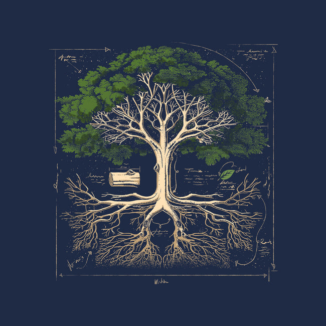 Tree Anatomy-None-Polyester-Shower Curtain-GoshWow