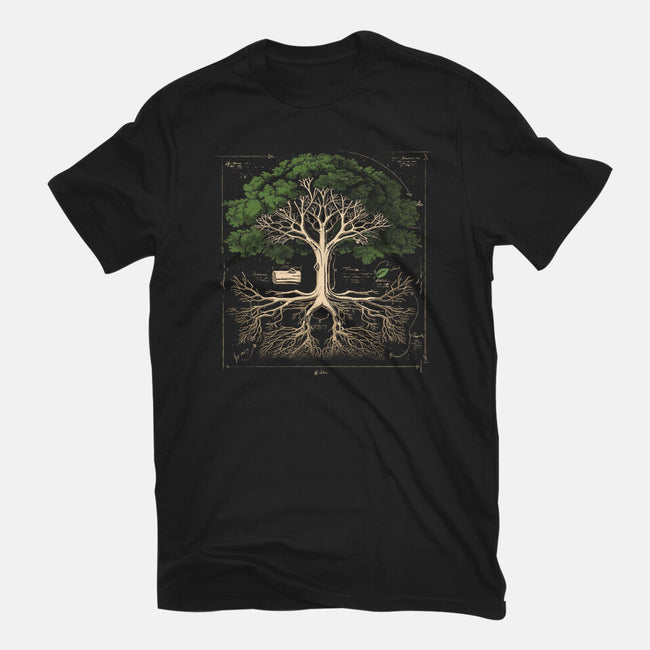 Tree Anatomy-Mens-Heavyweight-Tee-GoshWow