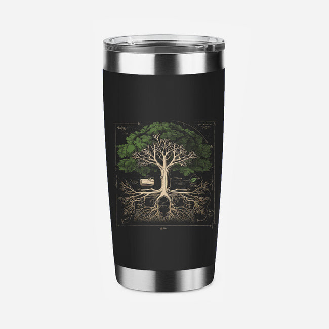Tree Anatomy-None-Stainless Steel Tumbler-Drinkware-GoshWow