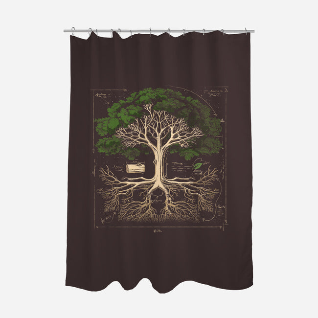 Tree Anatomy-None-Polyester-Shower Curtain-GoshWow