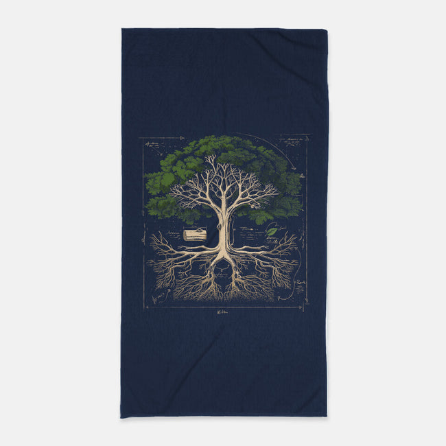 Tree Anatomy-None-Beach-Towel-GoshWow