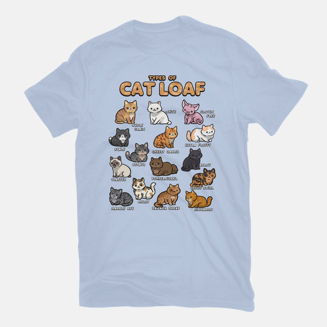 Types Of Cat Loaf-Womens-Basic-Tee-Wowsome