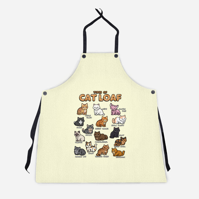 Types Of Cat Loaf-Unisex-Kitchen-Apron-Wowsome