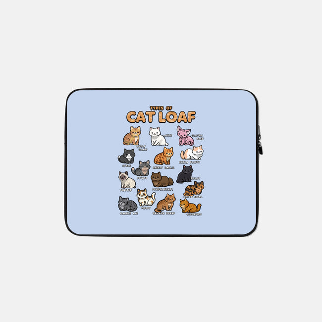 Types Of Cat Loaf-None-Zippered-Laptop Sleeve-Wowsome