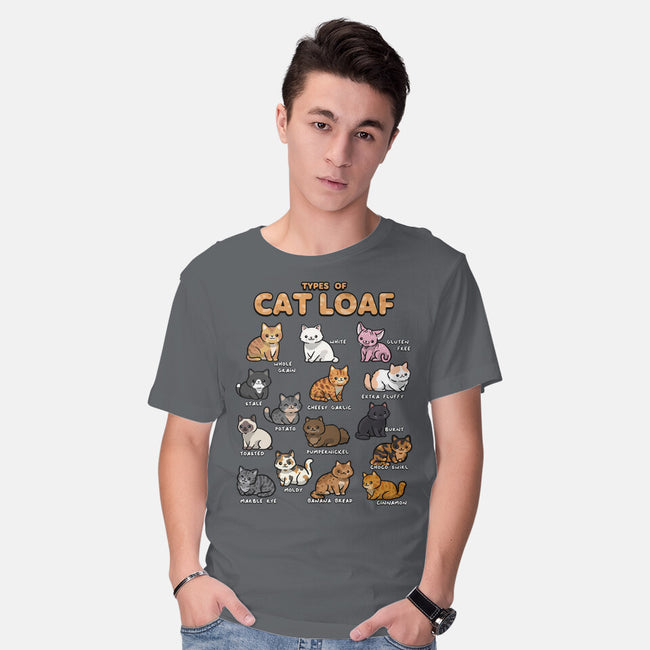 Types Of Cat Loaf-Mens-Basic-Tee-Wowsome