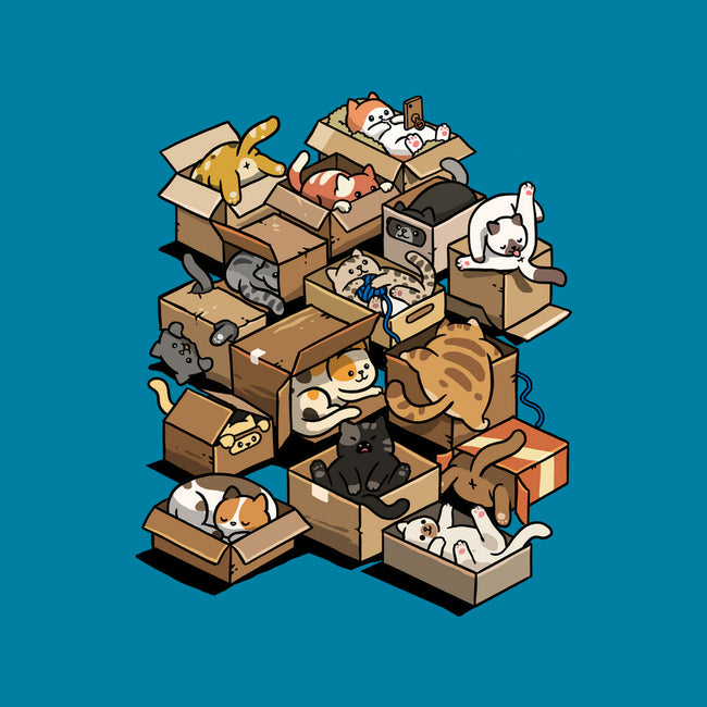 Cardboard Cats-Mens-Basic-Tee-Wowsome