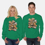 Cardboard Cats-Unisex-Crew Neck-Sweatshirt-Wowsome