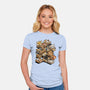 Cardboard Cats-Womens-Fitted-Tee-Wowsome