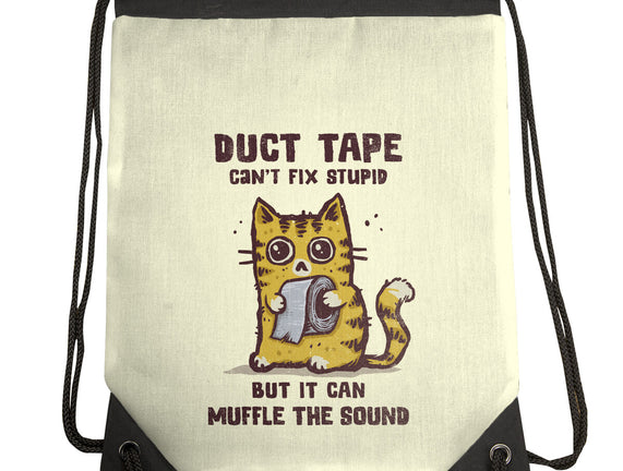 Duct Tape Can Muffle The Sound