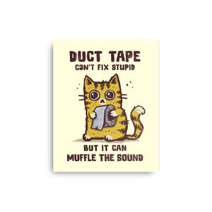 Duct Tape Can Muffle The Sound