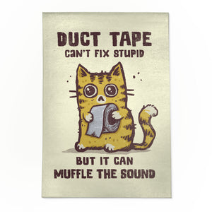 Duct Tape Can Muffle The Sound