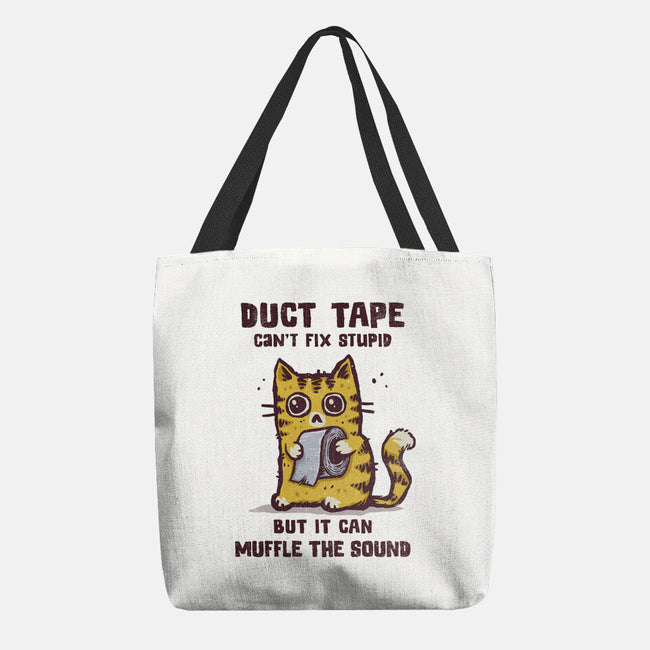 Duct Tape Can Muffle The Sound-None-Basic Tote-Bag-kg07
