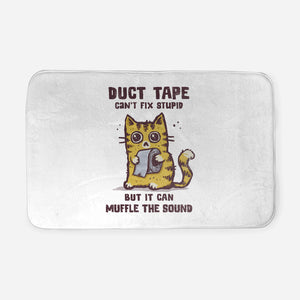 Duct Tape Can Muffle The Sound-None-Memory Foam-Bath Mat-kg07