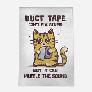 Duct Tape Can Muffle The Sound-None-Indoor-Rug-kg07