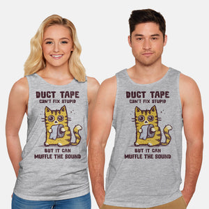 Duct Tape Can Muffle The Sound-Unisex-Basic-Tank-kg07