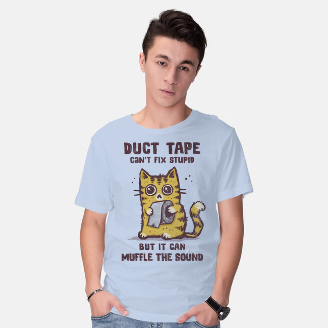 Duct Tape Can Muffle The Sound-Mens-Basic-Tee-kg07