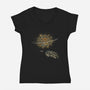 Starry Explosion-Womens-V-Neck-Tee-kg07