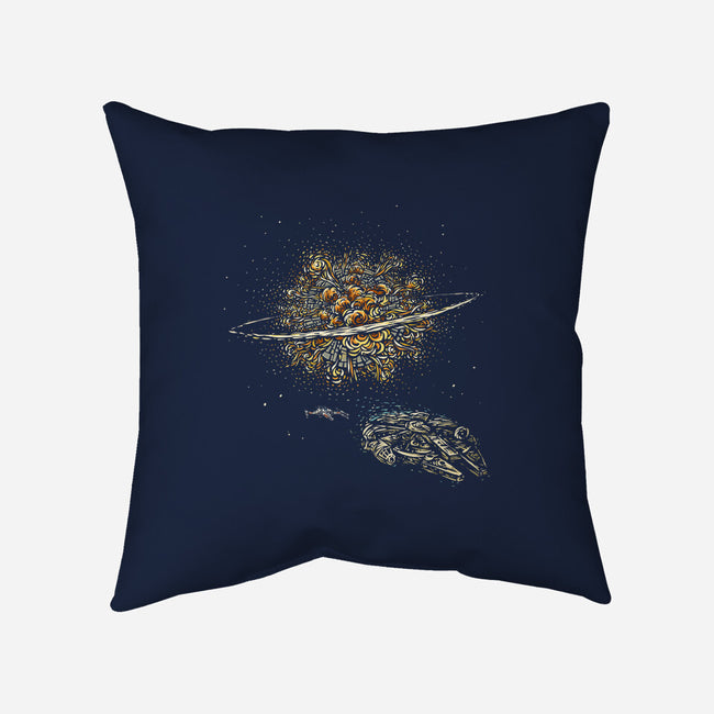 Starry Explosion-None-Non-Removable Cover w Insert-Throw Pillow-kg07