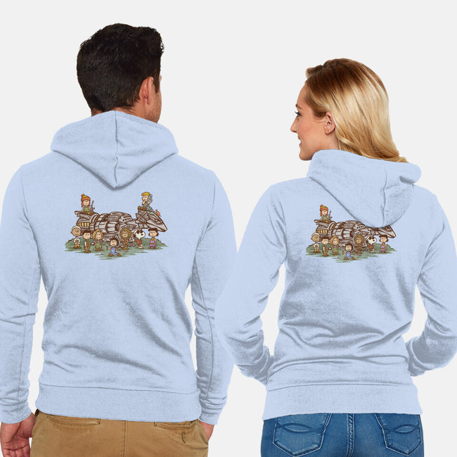 Browncoat Beagle-Unisex-Zip-Up-Sweatshirt-kg07