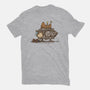 The Lazy Beagle-Womens-Fitted-Tee-kg07