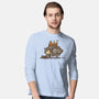 The Lazy Beagle-Mens-Long Sleeved-Tee-kg07