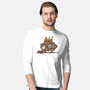 The Lazy Beagle-Mens-Long Sleeved-Tee-kg07