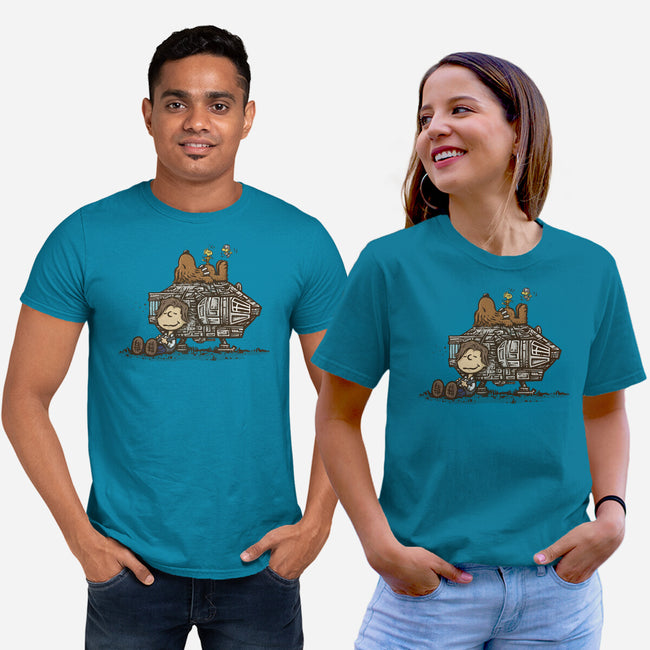 The Lazy Beagle-Unisex-Basic-Tee-kg07