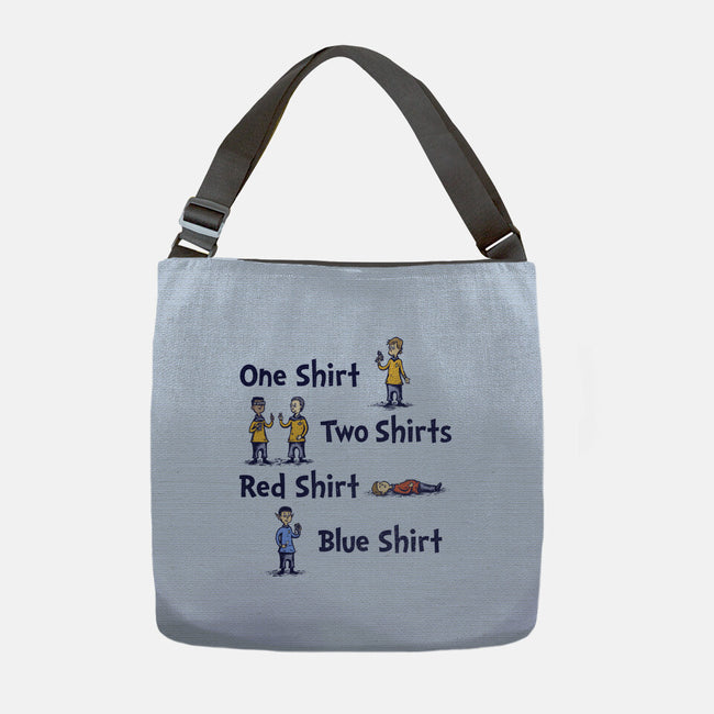 Red Shirt Blue Shirt-None-Adjustable Tote-Bag-kg07