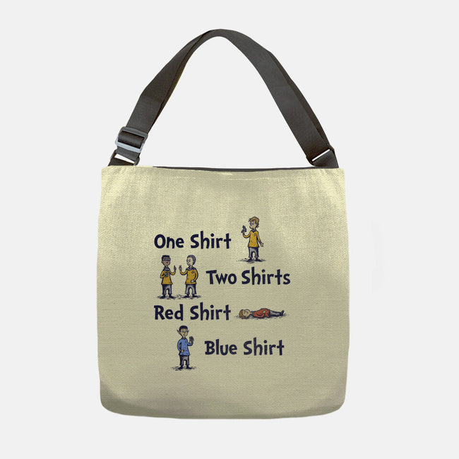 Red Shirt Blue Shirt-None-Adjustable Tote-Bag-kg07