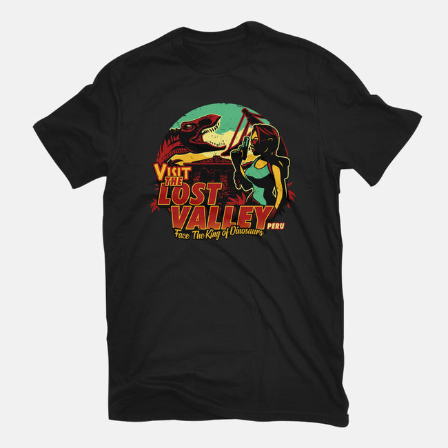 The Lost Valley-Womens-Fitted-Tee-daobiwan