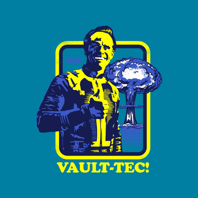 Vault Tec Coop-Womens-Fitted-Tee-rocketman_art