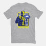 Vault Tec Coop-Womens-Fitted-Tee-rocketman_art